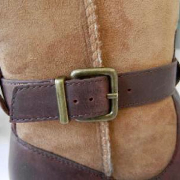 UGG PERNILLE CHESTNUT BOOTS size 7-excellent condition - Picture 8 of 9